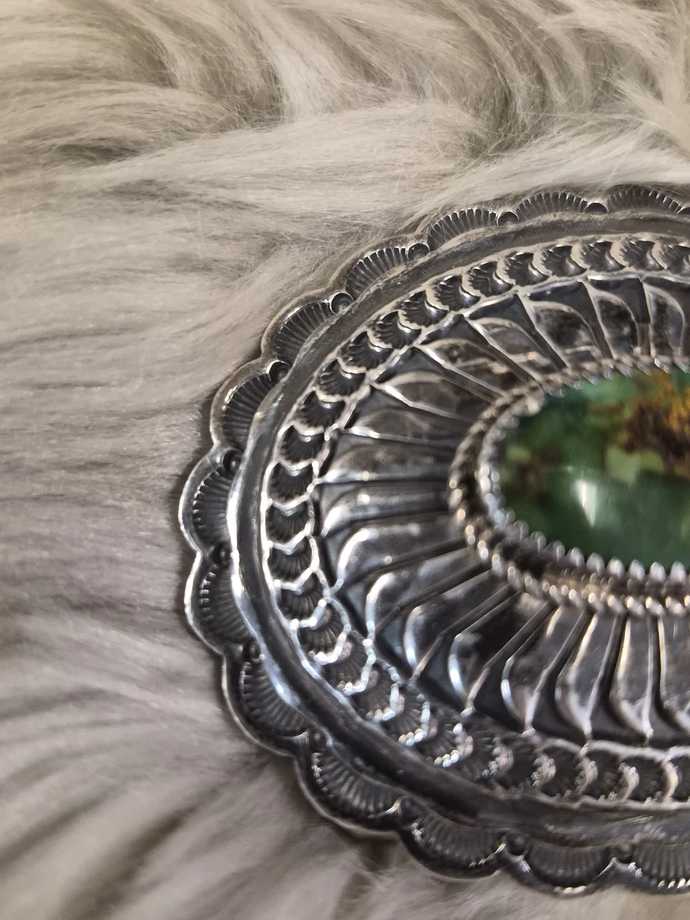 Vintage Sterling Silver Belt Buckle EUC Handmade